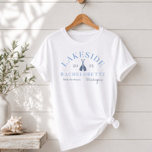 T-shirt Demoiselle d'honneur de Bachelorette au lac côtier