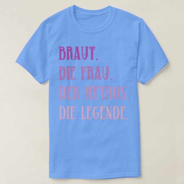 T-shirt demoiselle d'honneur demoiselle d'honneur célibata (Design devant)