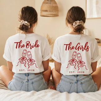 T-shirt Demoiselle d'honneur | Élégante Robe de Mariée Min
