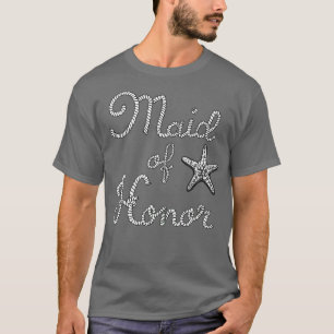 T-shirt Demoiselle d'Honneur Mariage de Plage Étoile de Me