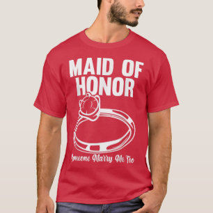T-shirt Demoiselle d'honneur masculine quelqu'un m'épouse