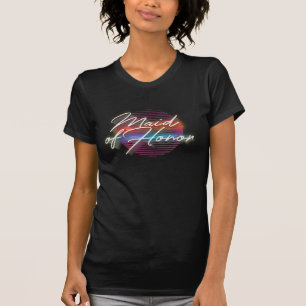 T-shirt Demoiselle d'honneur rétro