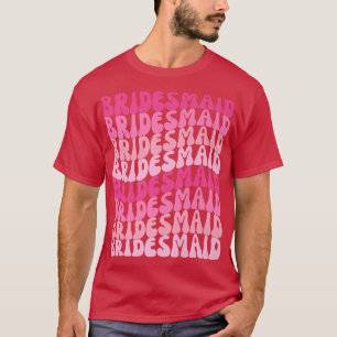 T-shirt Demoiselles d'honneur I Do Crew Rétro Enterrement