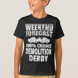 T-shirt Démolition Derby Crashing Cars Destruction Week-en