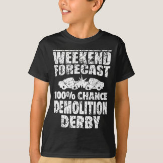 T-shirt Démolition Derby Crashing Cars Destruction Week-en