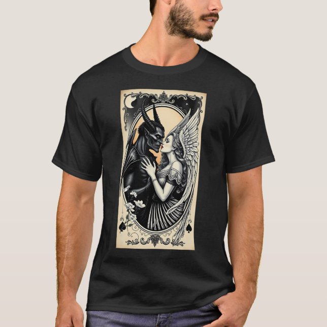 T-shirt Démon aime l'ange 2 (Devant)