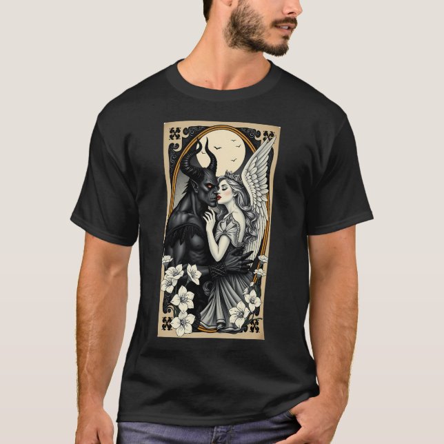 T-shirt Démon aime l'ange 3 (Devant)