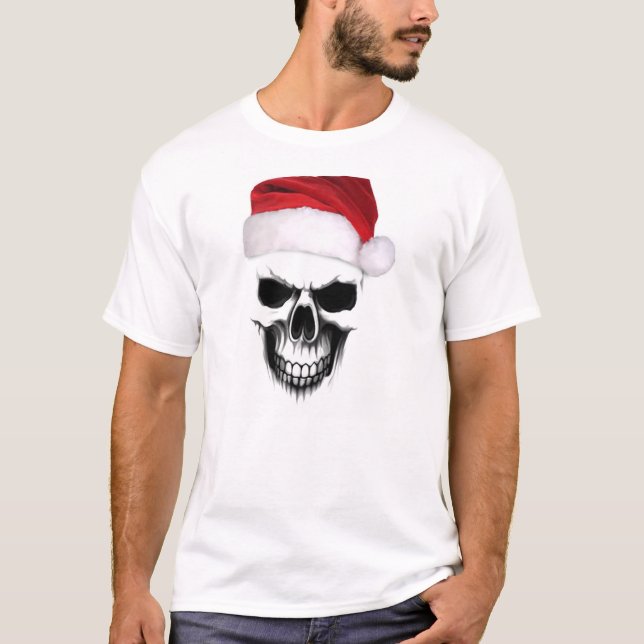 T-shirt Démon de Noël du père noël (Devant)