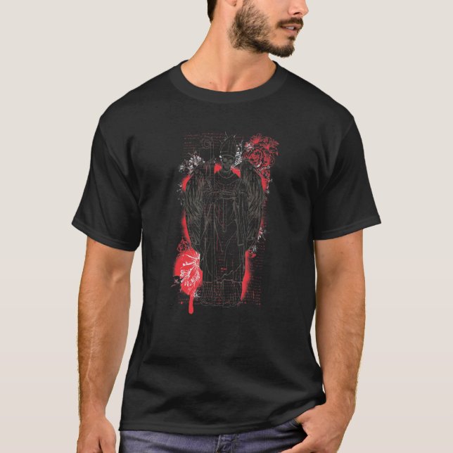 T-shirt Démon gothique Top Occultisme Emo Style 1 (Devant)