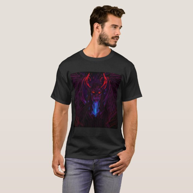 T-shirt Démon incendie (Devant entier)