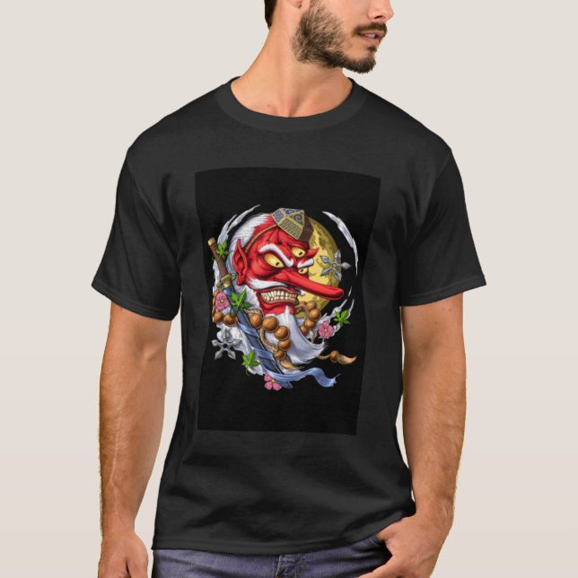 T-shirt Demon japonais Tengu2163png2163 (Devant)