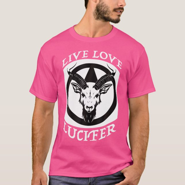 T-shirt Demon Lucifer Chèvre (Devant)