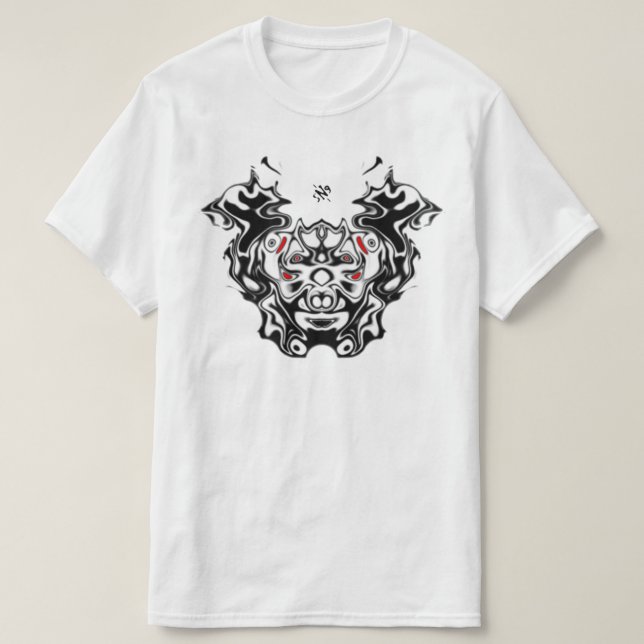 T-shirt Demon oriental double face v1 (Design devant)
