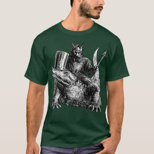 T-shirt Démon Ou Esprit Monté Sur Un Crocodile Dictionnair
