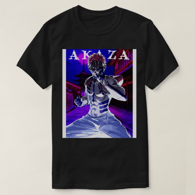 T-shirt Demon Slayer Akaza (Design devant)