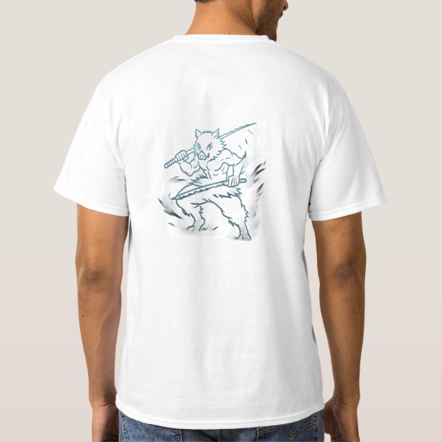 T-shirt Demon Slayer Inosuke inspired (Dos)