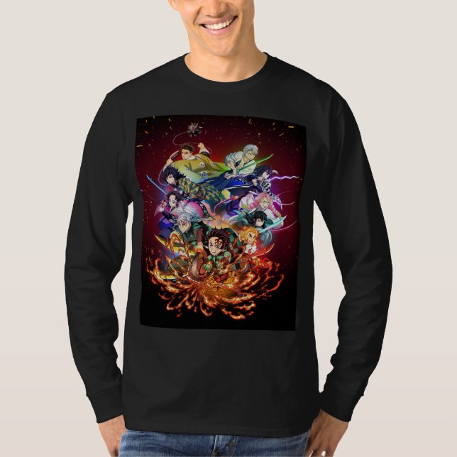 T-shirt Demon slayer kimitsu no yaiba (Devant)