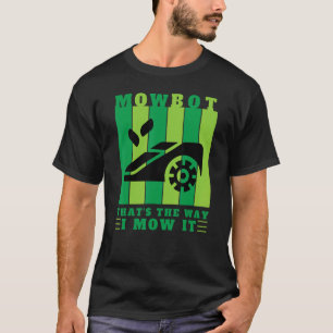 T-shirt Démoulage d'un gardien de sol de gazon à moteur