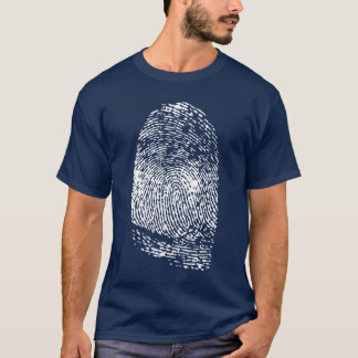 T-shirt d'empreinte digitale