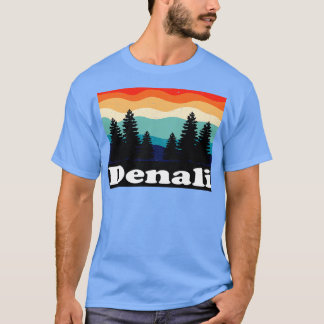 T-shirt Denali Alaska Retro