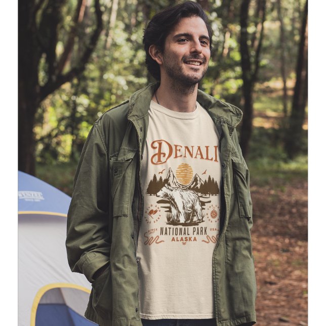 T-shirt Denali National Park Alaska (Créateur téléchargé)