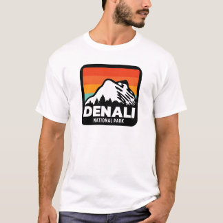 T-shirt Denali National Park Cool Retro Vintage Cadeau