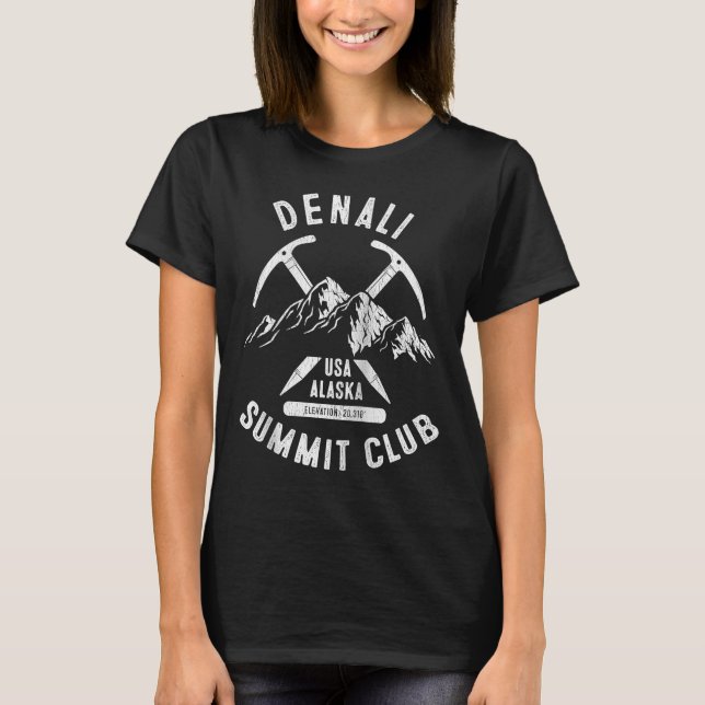 T-shirt Denali National Park Summit Club I Climat Denali (Devant)