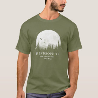T-shirt Dendrophile Définition Amoureux des arbres extérie