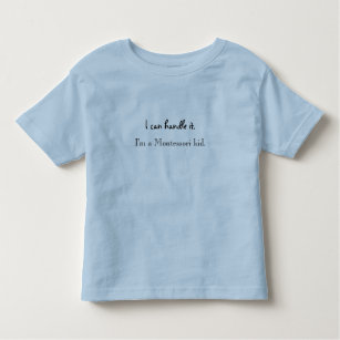 T-shirt d'enfant de Montessori