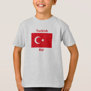 T-shirt d'enfant de turc