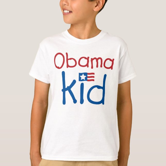 T-shirt d'enfant d'Obama (Devant)