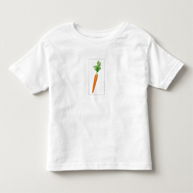 T-shirt d'enfant en bas âge de carotte (Devant)