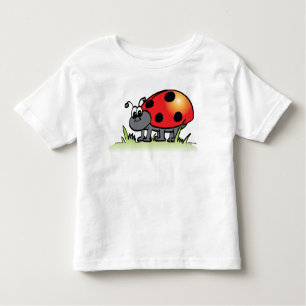 T-shirt d'enfant en bas âge de coccinelle