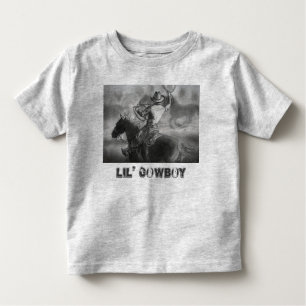 T-shirt d'enfant en bas âge "de cowboy de Lil"