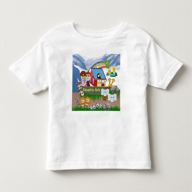 T-shirt d'enfant en bas âge de l'arche de Noé (Devant)