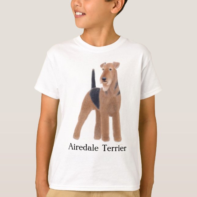 T-shirt d'enfants d'Airedale Terrier (Devant)