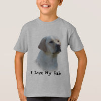 T-shirt d'enfants de labrador retriever