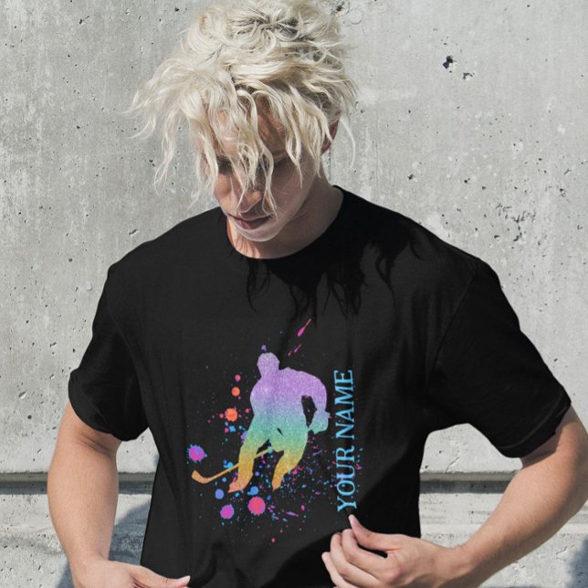 T-shirt Dénivelé de l'entraîneur de hockey sur glace (Créateur téléchargé)