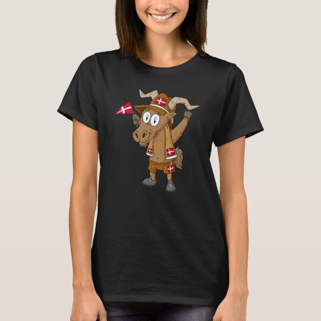 T-shirt Denmark Capricorn Fan (Devant)