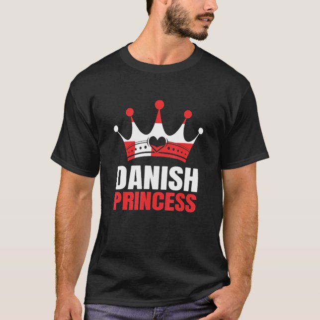 T-shirt Denmark Danish Princess (Devant)