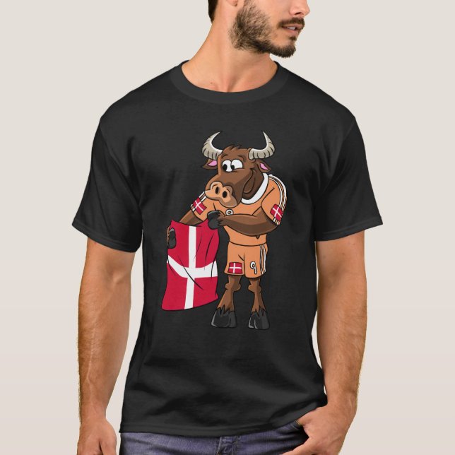 T-shirt Denmark Fan Taurus (Devant)