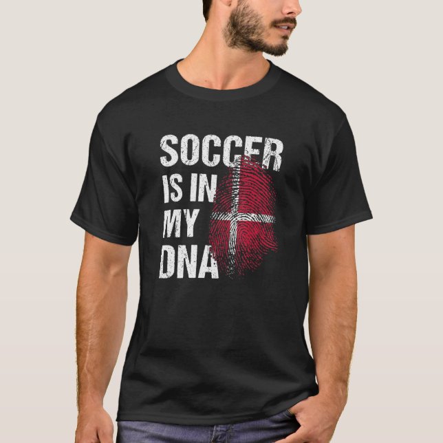 T-shirt Denmark Soccer Danisch Football Dansk Futbol 1 (Devant)