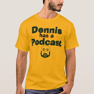 T-shirt Dennis a un Podcast - orange