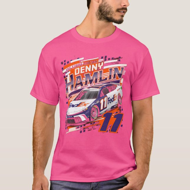 T-shirt Denny Hamlin Black Draft (Devant)