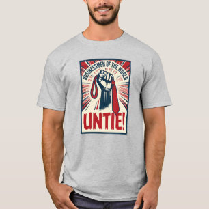 T-shirt DÉNOUEZ ! Conception humoristique anti-bureaux d'e
