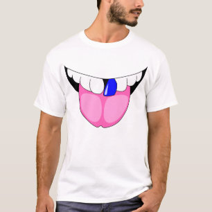 T-shirt Dent bleue