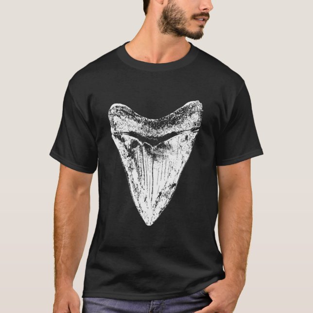 T-shirt Dent de Mégalodon Requin Még Requins Fossile Th (Devant)