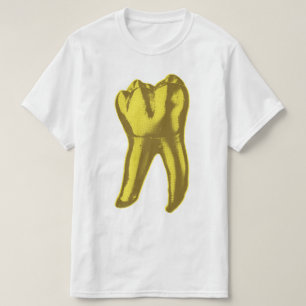T-shirt Dent en or
