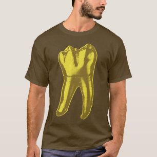 T-shirt Dent en or