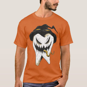 T-shirt Dent Ghoulish effrayante en sorcière Casquette Hal